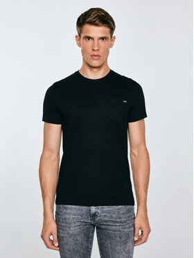 BIG STAR BIG STAR T-Shirt CARBON Czarny Basic Fit