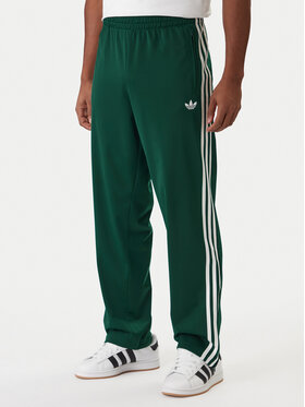 adidas adidas Pantaloni da tuta Firebird KD8317 Verde Loose Fit
