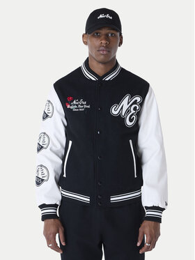 New Era New Era Bomber Essential Black Varsity 60596264 Crna Regular Fit