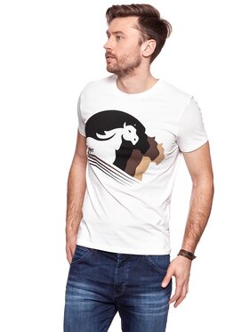Wrangler Wrangler T-shirt GRAPHIC TEE Bianco Regular Fit
