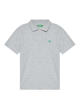 United Colors Of Benetton United Colors Of Benetton Polo marškinėliai 3089C300Q Pilka Regular Fit