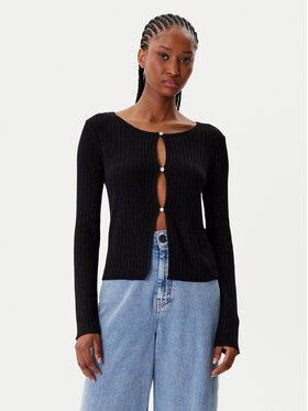 Morgan Morgan Cardigan 252-MIZOR Negru Slim Fit