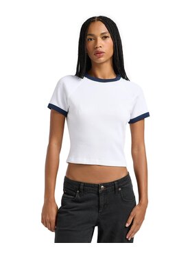 Lee Lee T-Shirt 112363642 Biały Slim Fit