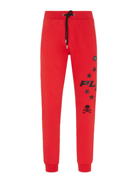 PHILIPP PLEIN PHILIPP PLEIN Joggery 3901 Czerwony Jogger Fit