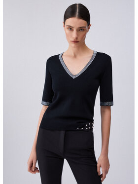 Liu Jo Liu Jo Sweter WA6222MS55N22222 Czarny Regular Fit