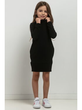 Tessita Tessita Sukienka codzienna SUKIENKA MMD37_7_98 Czarny Regular Fit