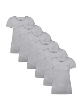 Bamboo Basics Bamboo Basics T-Shirt 28540 Szary Stretch Fit