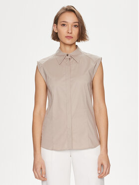 BOSS Boss Koszula Banoh 50521399 Beżowy Regular Fit