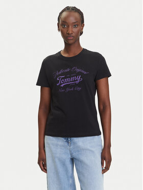 Tommy Jeans Tommy Jeans T-Shirt Essential DW0DW21404 Μαύρο Regular Fit
