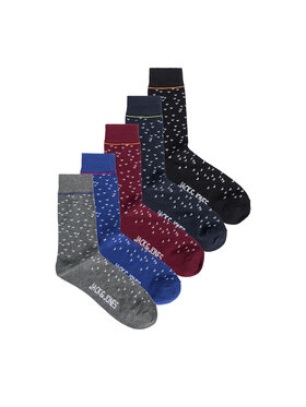 Jack&Jones Jack&Jones 5 vīriešu augsto zeķu pāru komplekts 12240530 Daudzkrāsains