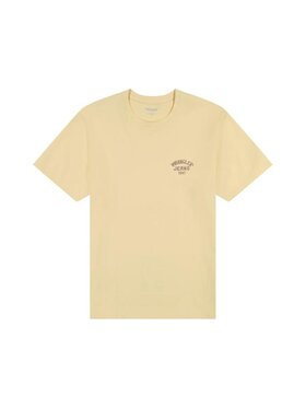 Wrangler Wrangler T-Shirt SMALL LOGO TEE 112362774 Żółty Regular Fit
