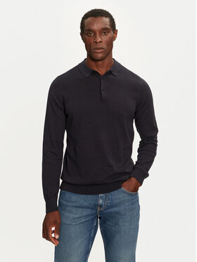 Brave Soul Brave Soul Sweater MK-273PLACKETC Sötétkék Regular Fit