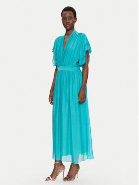 Dixie Dixie Sukienka letnia A207W017A Turkusowy Regular Fit