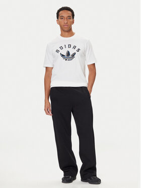 adidas adidas T-särk Graphic JX3089 Valge Regular Fit