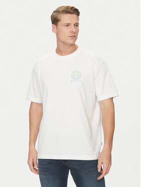 Guess Jeans Guess Jeans T-Shirt M5GI56 K8FQ4 Biały Regular Fit