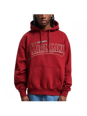 Karl Kani Karl Kani Felpa TREKKING OS HOODIE Bordeaux Regular Fit