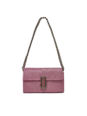 Marc Jacobs Marc Jacobs Дамска чанта The Rhinestone J Marc Mini Shoulder Bag H912M06RE22 Сребрист