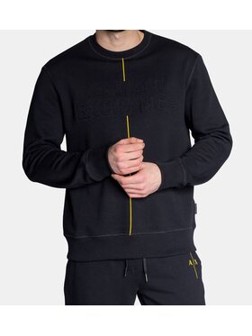 Armani Exchange Armani Exchange Mikina 3LZMAV ZJ3UZ 1200 Černá Regular Fit