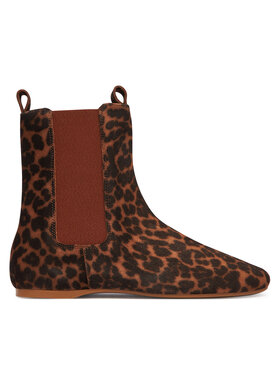 Balagan Balagan Kotníková obuv s elastickým prvkem Adhara Hnědá