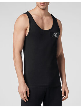 Plein Sport Plein Sport Tank top 1297 Čierna Regular Fit