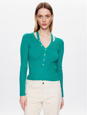Morgan Morgan Maglione 231-MYRIAM Verde Slim Fit