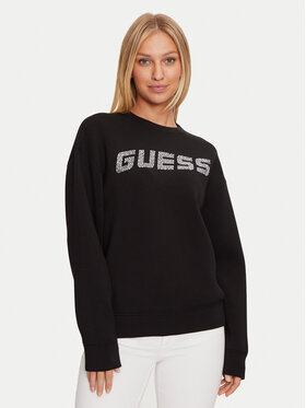 Guess Guess Mikina V4BQ15 K7UW2 Čierna Regular Fit