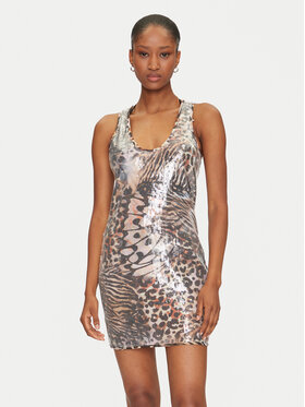 Guess Guess Kleid für den Alltag E5GK04 KCR72 Braun Bodycon Fit