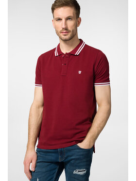 Próchnik Próchnik Polo PM 2 PO073123000007 Bordowy Slim Fit