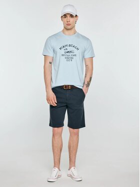 BIG STAR BIG STAR T-Shirt FORS_400_150 Niebieski jasny Basic Fit