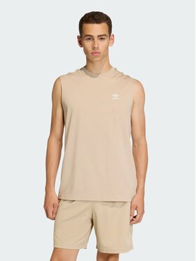 adidas adidas Tank top 159055 Beżowy Regular Fit
