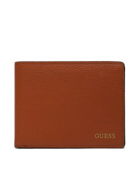 Guess Guess Kleine Herren Geldbörse SMRIVI LEA20 Braun