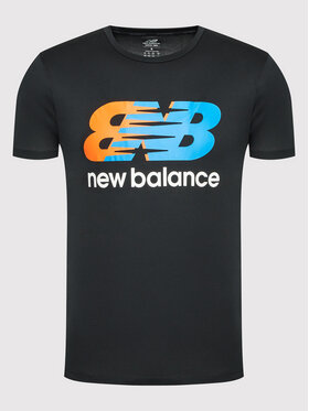 New Balance New Balance Marškinėliai Graphic MT11071 Juoda Athletic Fit