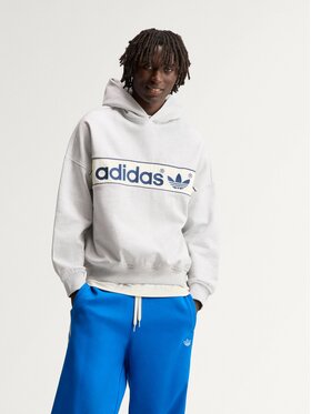 adidas adidas Bluza 172473 Szary jasny Oversize