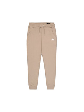 Alpha Industries Alpha Industries Joggery Basic Small Logo Jogger Żółty Slim Fit