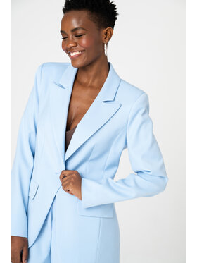 blue shadow blue shadow Marynarka Marietta. Niebieski Regular Fit