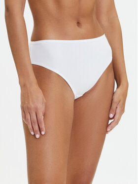 Hunkemöller Hunkemöller Mutande classiche a vita alta 302036 Bianco