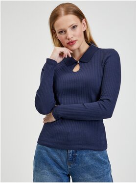 Orsay Orsay T-Shirt 105106-526000__S Niebieski Regular Fit