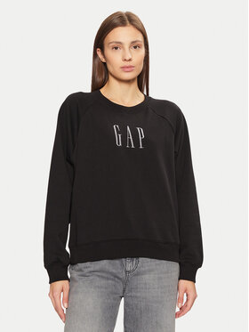 Gap Gap Mikina 588019-03 Černá Relaxed Fit