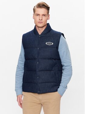 Mustang Mustang Gilet Dennis 1013496 Blu scuro Regular Fit
