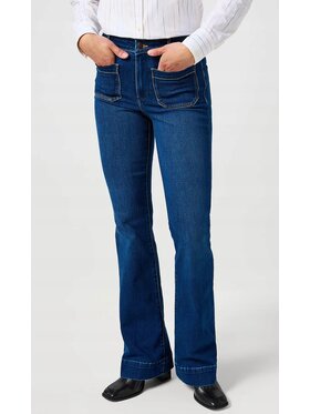 Wrangler Wrangler Jeansy Flare 623 Niebieski Flare Fit