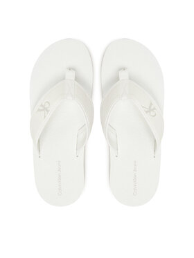 Calvin Klein Jeans Calvin Klein Jeans Šlepetės per pirštą Thong+ Cv YM0YM01235 Balta