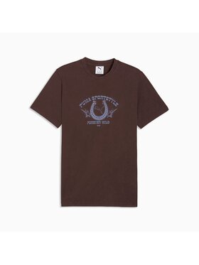 Puma Puma T-Shirt 634438 Brązowy Regular Fit