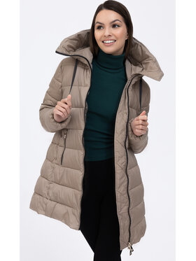 Tiffi Tiffi Kurtka damska LADY M Beżowy Regular Fit