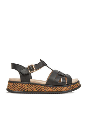 Rieker Rieker Sandali W0853-00 Črna