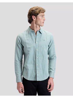 Lee Lee Koszula SHIRT Zielony Regular Fit