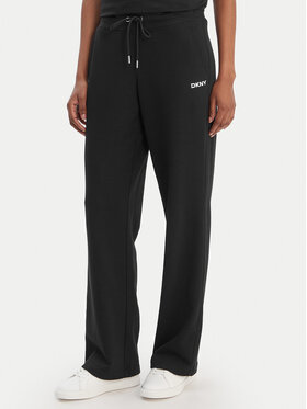 DKNY Sport DKNY Sport Spodnie dresowe DP6P3794 Czarny Regular Fit