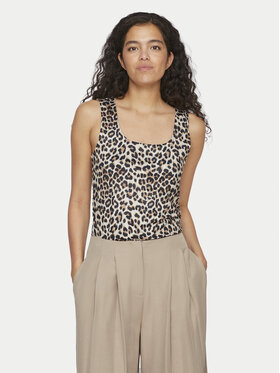 Vila Vila Top Kenza 14106850 Braun Slim Fit
