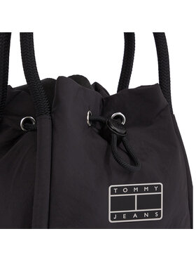 Tommy Jeans Ročna Torba Tjw Summer Festival Bucket Bag AW0AW14963 Črna