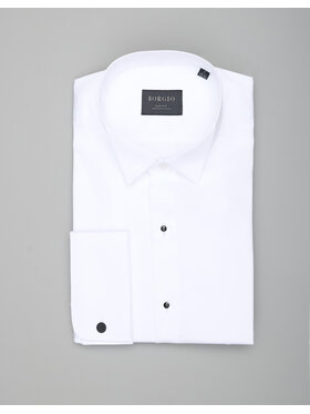 Borgio Borgio Koszula enna Biały Slim Fit