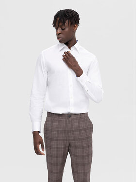 Selected Homme Selected Homme Koszula 16090212 Biały Slim Fit